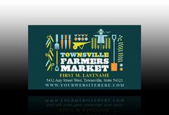 country-market-and-fresh-produce-business card-template